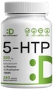 Deal Supplement 5-HTP 200mg pro Servierung, 240 Kapseln, 98% afrikanischen abgeleiteten Griffonia Seed Extract | 4 in 1 Formel | Plus Active L Theanine, L Tryptophan, & GABA | Relaxation Support Supplement