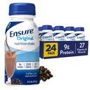 Gewährleistung Original Kaffee Latte Ernährung Shake | Small Meal Ersatz Shake | Ready To Drink | 9g Protein, 27 Vitamine und Mineralien | 8 fl oz - 24 Pack
