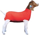 Show Pro Red Spandex Goat Tube für Show Goats - Livestock Zubehör: Goat Covers & Blankets