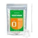 wananfu Größe 0 Leere Kapseln Vegetarisch (500 Zähler) Bundle mit Micro Lab Spoon, Klare füllbare Veggie Pillen Kapseln Größe 0 für Ihre eigenen Ergänzungen