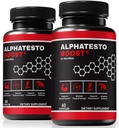 (2 Pack) Alpha Testo Boost X für Männer, Offizielle Alpha Test Boost X Pillen, All-Naturale männliche Formel, um Muskelfunktion und Stamina zu unterstützen, tägliche Ernährung für jeden Tag Performance Review (120 Kapseln)