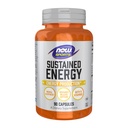 NOW Foods Sports, Sustained Energy Production* Mental Alertness* Sustained Release Koffein mit B Vitamine 90 Veg Kapseln