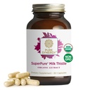 PURE SYNERGY SuperPure Milk Thistle Extract | Liver Detox and Cleanse Supplement | Organic Milk Thistle Extract with Silymarin | for Healthy Liver Support (60 Kapseln)