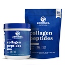 Zammex Collagen Peptide Pulver Unflavored 600g + 30 Sticks Reisepakete