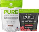 SFH Motivat & Gain Workout Bundle Pure Whey Chocolate Protein und Push PreWorkout Pulver