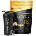 Transformation Vanilla Protein Powder & Performance Insulated Shaker Bottle | 30G Multi-Protein Superblend | Collagen Peptide, Egg White & Plant Blend | MCT Oil | BCAA Amino Acids