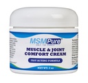 KALA HEALTH MSMPure Maximum Strength MSM Cream – 2 Unzen, Schnell-Absorbierende, nicht nachhaltige Formel für Komfort & Flexibilität – US-Made MSM
