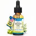 De La Cruz Ear Wachsentferner und Earwax Weichmacher, 100% reines süßes Öl für Ohren, sanftes und natürliches Ohröl - 1 Fl OZ