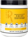 Silver Star Nutrition, Roots Focus Nootropic Brain Supplement - Spicy Ananas, Blend of Lion's Mane, Cordyceps, & Reishi Functional Mushrooms + Extended-Release Caffeine, 50 Portionen