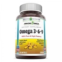 Erstaunlich Omega 3.6.9 Ergänzung | 1200 Mg | Lemon Flavor | Unique Formel von Flaxseed Öl, Borage Öl, Fettsäuren | Non-GMO | Glutenfrei | Made in USA (1 Pack | 250 Softgels)