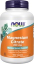 JETZT Nahrungsergänzungsmittel, Magnesium Citrat 200 mg, Enzymfunktion*, Nervous System Support*, 100 Tabletten