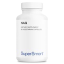 Supersmart - NAG Supplement 1500mg pro Tag (N-Acetyl Glucosamin) - Hohe Absorption Glucosaminsulfat | Non-GMO & Glutenfrei - 90 Vegetarische Kapseln