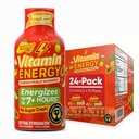 Vitamin Energy Focus+ Extra Strength Energy Shot Tropical Infusion 24 Pack, 260mg Natural Caffeine, B-Vitamine, CoQ10, Aminosäuren, Fokus, Produktivität & Clarity, Zero Sugar, Glutenfrei, 1,93 fl oz