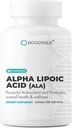 Alpha Lipoic Acid 650mg, unterstützt Antioxidans Gesundheit und Gesamtgesundheit, fördert Gesamtgesundheit & Wellness, ALA 60 Kapseln - Made in USA - Vegan, Non-GMO, Gluten Free
