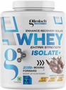 GLIMLACH Whey Extra Strength Isolate + Protein-Pulver für Muskelunterstützung & Recovery, Vegetarisch - Primärquelle Whey Isolate (4.4LBS, Schokolade)
