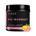 Kaged Original Pre Workout Powder | Pink Lemonade | Pre-Workout mit Kreatin, Beta Alanine, L-Citrulline, BCAAs | 274 mg Bio Koffein | Pre Supplements für Männer & Frauen | 20 Servierungen