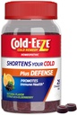 Cold-EEZE Plus Defense Natürliche Citrus & Elderberry Zink Kau Gels, Homöopathische kalte Remedy, verkürzt gemeinsame kalte Symptome, fördert Immungesundheit mit Sambucus Nigra, Echinacea & Rose Hips, 25 Ct