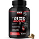 FORCE FACTOR Test X180 Unleashed Testosteron Booster für Männer Muskel zu bauen, Stärke zu erhöhen und Leistung zu verbessern, Testosteron Ergänzung für Männer Gesundheit, 90 Kapseln