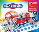 Snap Circuits Jr. SC-100 Electronics Exploration Kit, über 100 Projekte, Full Color Project Manual, 28 Teile, STEM Educational Toy für Kinder 8 +