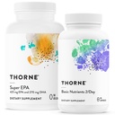 THORNE - Wellness Essentials Bundle - Omega-3 & Multivitamin Combo - Super EPA & Basic Nährstoffe 2/Tag - 30 Portionen