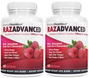 Himbeer Ketone Complex, 120 Kapseln, Zwei Packung, 1200mg Pro Servieren African Mango, Apfel Apfel Apfel Apfelessig, Grüner Tee, Resveratrol, Acai Fruit, Kelp, und Grapefruit Diät & Gewicht Management Supplement