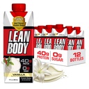 Lean Body Ready-to-Drink Vanille Protein Shake, 40g Protein, Whey Blend, 0 Zucker, Glutenfrei, 22 Vitamine & Minerals, 17 Fl Oz (Pack von 12) LABRADA