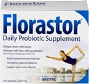 Florastor Daily Probiotic Supplement 50 Kapseln (Pack mit 6)