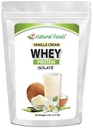 Z Natural Foods Vanilla Cream Whey Protein Isolate, Nutrition-Rich, Flavorful Protein Powder for Heart Health and Immunity, Great in Tea, Kaffee, Smoothie, Non-GMO, Gluten-Free, Kosher, 5 lbs