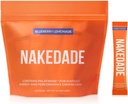 Nakedade Blueberry Lemonade – Performance Enhancing Sports Drink Powder - Elektrolytpulver – Keine GVO oder künstliche Süßungsmittel, Glutenfrei, Sojafrei, Dairy-Free – 16 Sticks