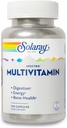 SOLARAY Spectro Multivitamin mit Eisen - Multi Vitamin mit Calcium, Magnesium, Energizing Greens, Kräuter & Verdauungsenzyme - Verdauung, Energie und Knochengesundheitsunterstützung - 16 Servietten, 100 Kapseln