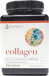 Youtheory Collagen Advanced Formel Typ 1,2,3 290 ct (Pack mit 3)