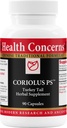 Health Concerns Coriolus PS – Tail Mushroom Supplement für Immununterstützung & Gut Gesundheit – Microbiome Balance – Kühlung chinesischer Kräuter – 1500mg Türkei Tail Per Serving – 90 Kapseln