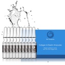 Bio-Therapeutische Kollagen & Elastin Ampullen, konzentrierte Gesichtsserum Hydrate und Firmen Alle Hauttypen mit sanften und restaurativen Wasser basierten Formel - 10 Glas Vials