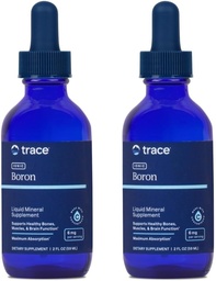 Trace Minerals Ionic Boron - Flüssige Ionic Boron Ergänzung für tägliche Gesundheitsunterstützung - Knochen, Muskel- & Connective Tissue-Unterstützung - Gesundes Mindset - Vegan & Gluten-Free - 2 fl oz (96 Servietten, 2 Pack)