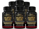 FREZZOR Super Reds Kapseln mit UAF1000+, All-Natural Neuseeland Red Superfood Energy, Essential Red Fruits Veggies& Beets, Antioxidantien, Enzyme, Energy Supplements, 540 Kapseln, 6 Flaschen