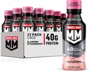 Muscle Milk Pro Series Protein Shake, Slammin' Erdbeere, 40g Protein, 14 Fl Oz, 12 Pack