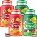 Superfood Obst- und Gemüsezusatz - Frucht- und Gemüsekapseln 100% Volle Superfrucht und Super Gemüsezusätze & Vitamine, mit Olivenblatt (720 Count (Pack mit 4))