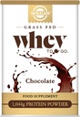 Solgar Whey To Go Protein Powder, Chocolate, 42 oz - Isolieren und Konzentrat - Gemischt leicht für glatten Geschmack - Glutenfrei - 20g Protein pro Portion