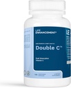 Life Enhancement Double C - Max Absorption 608 mg Gepuffertes Vitamin C (Calcium Ascorbat und Ascorbyl Palmitate) & 61 mg Calcium - 180 Capsuls