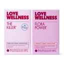 Liebe Wellness The Killer & Flora Power | Vaginal Suppository Duo mit Borsäure, Probiotics & Vitamin C | Unterstützt pH Balance, Odor Control & Feminine Gesundheit | Fragrance-Free, Non-GMO & Paraben Free