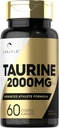 Carlyle Taurine 2000mg | 60 Caplets | Aminosäure Supplement | Double Strength | Vegetarisch, Non-GMO & Gluten kostenlos