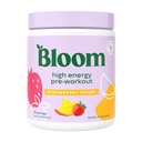 Bloom Nutrition High Energy Pre Workout mit Beta Alanine, Ginseng und L Tyrosin für Amino Energy, natürliches Koffeinpulver aus Green Tea Extract, Keto, Zuckerfreies Getränk Mix, Erdbeer Mango