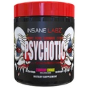 Insane Labz Psychotic, High Stimulant Pre Workout Powder, Extreme Lasting Energy, Fokus und Ausdauer mit Beta Alanine, Creatine Monohydrate, DMAE, 35 Srvgs (Strawberry Lemonade)