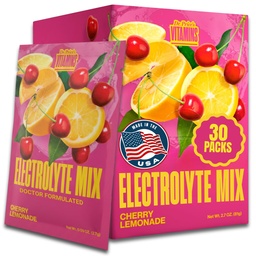Dr. Price Elektrolytmischung | Zuckerfreies Hydratationspulver mit 72+ Spurenmineralien | Kein Zucker, schnellauflösende Elektrolyte Pulverpackungen | Kirschblüte (30 Packungen)