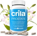 CRILA Prostata Ergänzungen für Männer - 60 Ct. I Natürliche Formel für Weniger Badausflüge* & Verbesserte Schlaf*, patentierte Prostata-Unterstützung mit NO Saw Palmetto Extract & NO Nebenwirkungen*