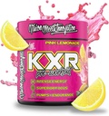 KXR Pre-Workout Energy Powder | Intense Energy Pre-Workout Drink für Männer und Frauen | Creatine Free | verbessert die Leistung - Enhanced Focus & Erhöht Endurance | 30 Servietten (Pink Lemonade)