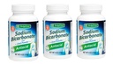 De La Cruz reines Natriumbicarbonat-Pulver – Backen von Soda und Backpulver Aluminium freie Antacid für Sodbrennen & Verdauung – Verpackt in den USA - 4 OZ (3 Flaschen)
