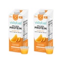 Vidafuel Protein Drink, 16g Protein pro 2oz Shot, 32 fl oz Carton, 2 Pack, Citrus, Collagen und Whey Drink, keine künstlichen Süßungsmittel