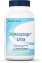 Nutra Biogenesis Bioadaptogen Ultra - Adaptogens Supplements, Adaptogenic Kräuter Complex für Männer und Frauen, Ashwagandha, Rhodiola Rosea, Ginseng für Mental Stress Support - 60 Kapseln