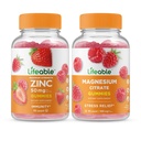 Lebendige Zink 50mg + Magnesium, Gummie Bundle - Große Verkostung, Vitamin-Ergänzung, Glutenfrei, GVOfrei, Kaugummi